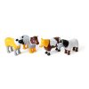Set 4 Animales De La Granja Magnéticos - Imagen 2