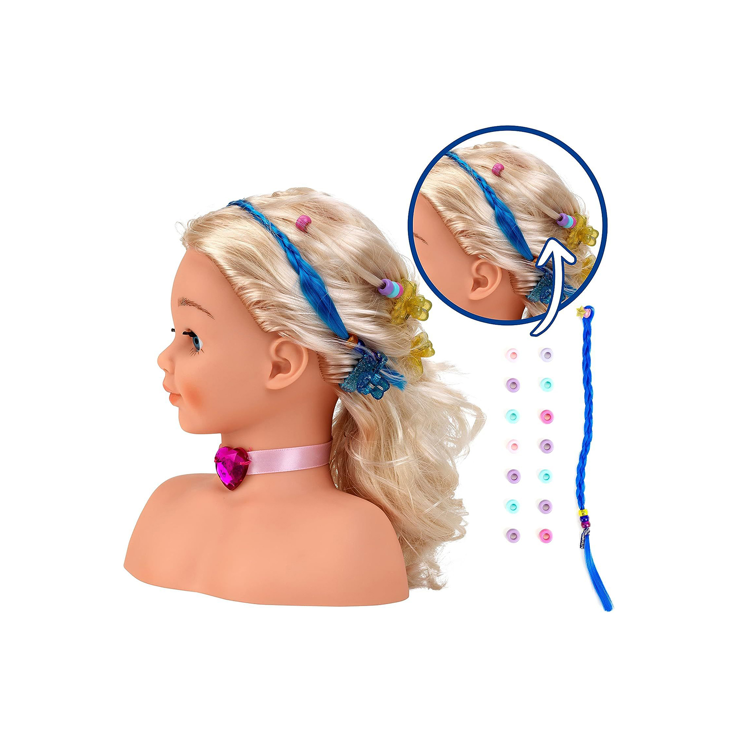 Mu eca con set de belleza para peinar y maquillar Seigard