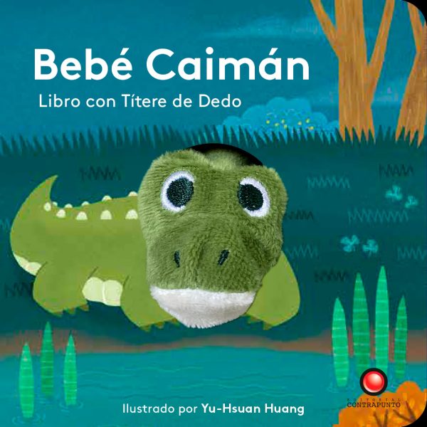 libro con titere de dedo - BEBE CAIMAN