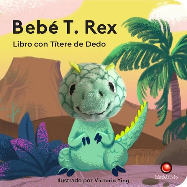 libro con titere de dedo - BEBE T.REX