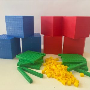 Set de base 10 para curso, escolares